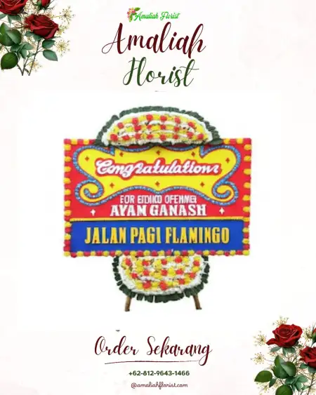 Sewa Papan Bunga Penangkan